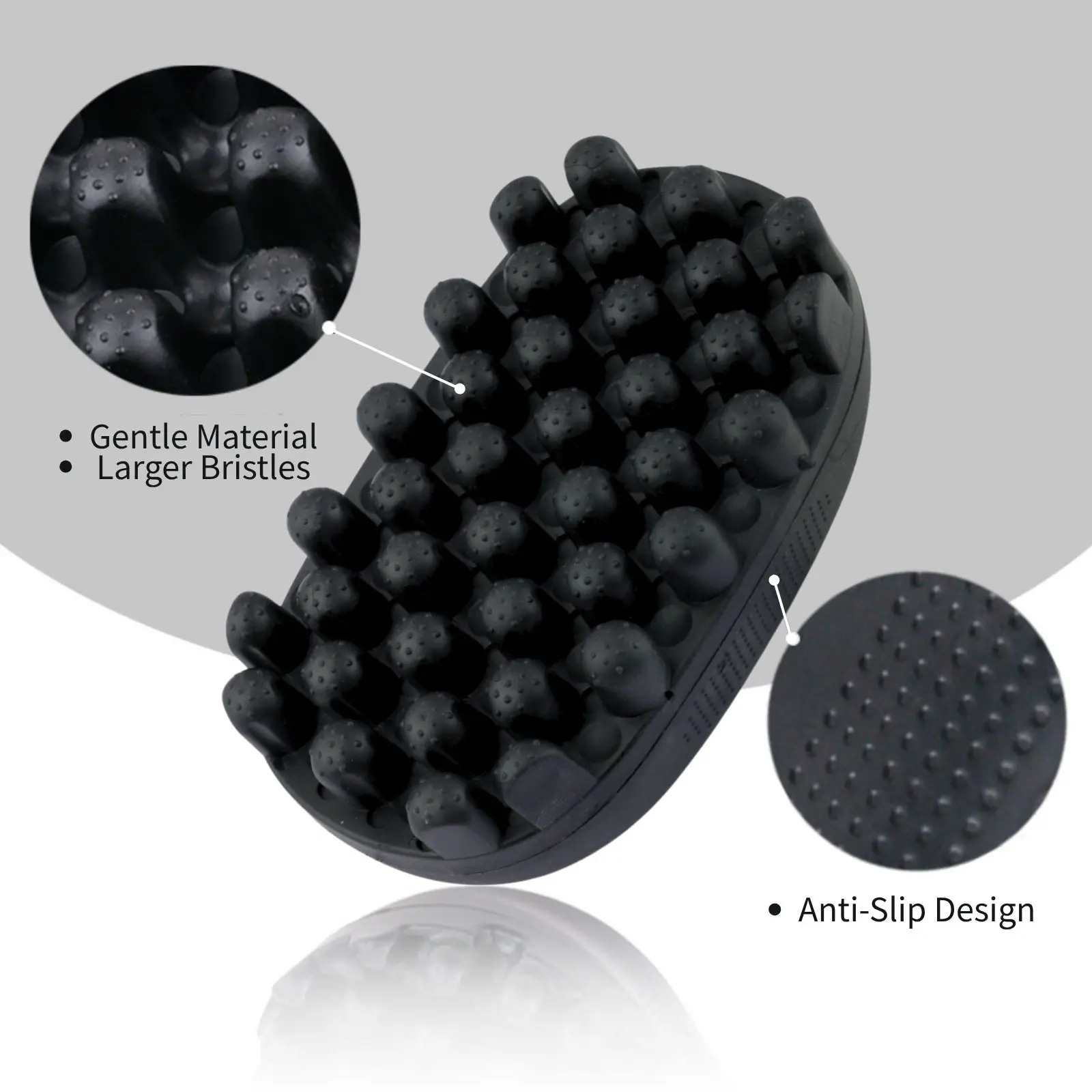 Twist Sponge Coil - NOVA Escova de Cabelo Antiderrapante de