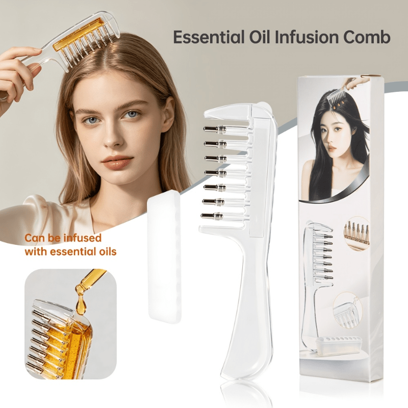 Hair Care Tonic - Pente Transparente para Infusão de Óleos