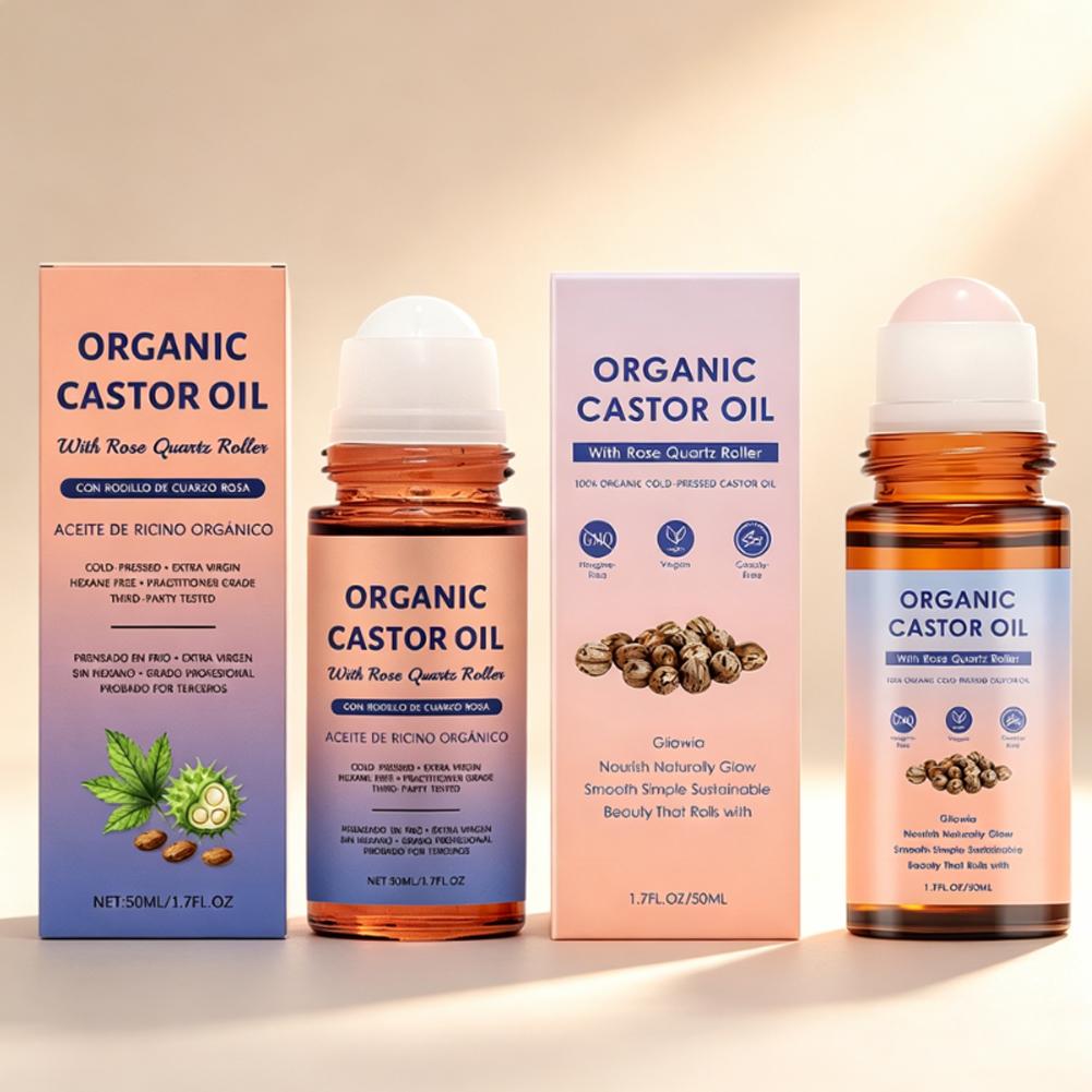 Hair Care Organic - Óleo de Rícino Orgânico com Rolo