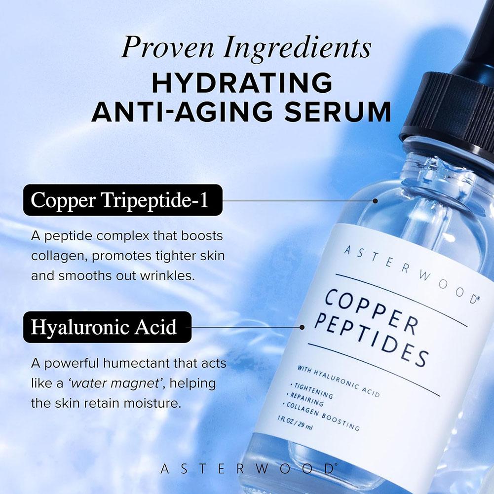 Caffeine Hair Serum - Soro peptídeo de cobre anti-rugas removedor
