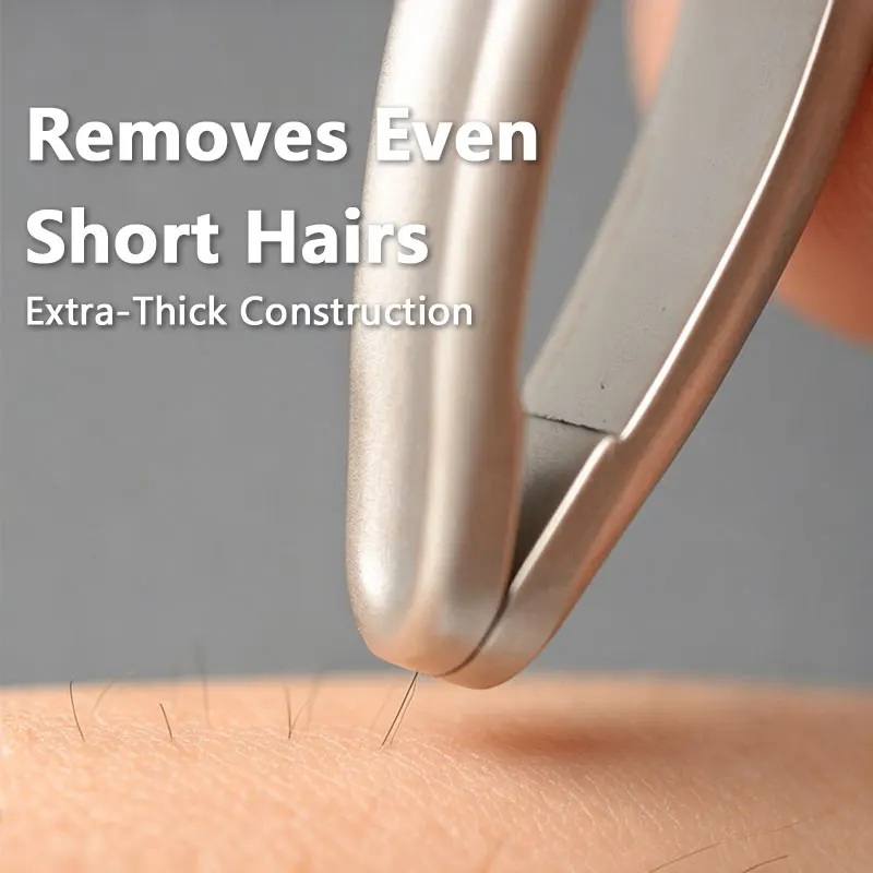 Hair Care Tips - Pinça de Ponta Redonda Premium para