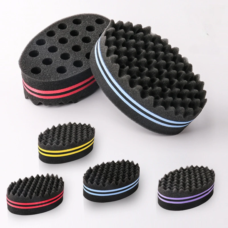 Twist Sponge Coil - Escova de cabelo oval dupla face