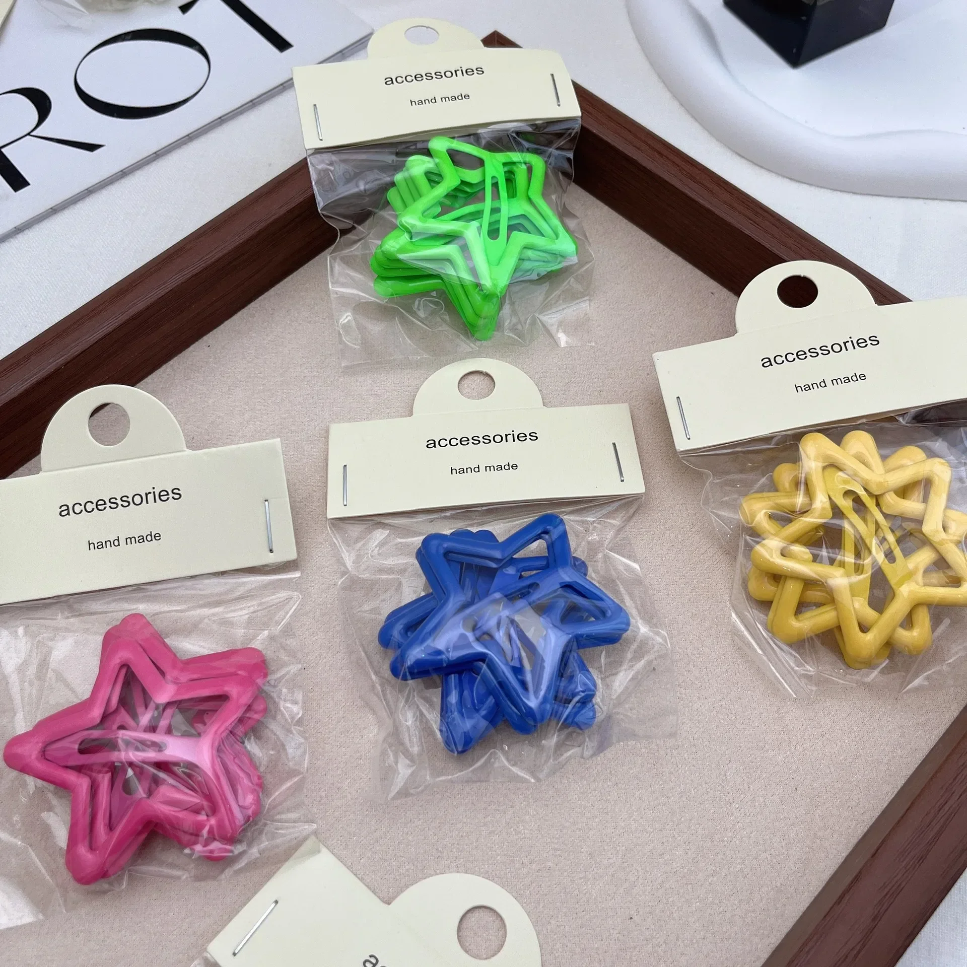 5 pçs y2k meninas doce cor est - Bobby Pin Bulk avaliação e preço