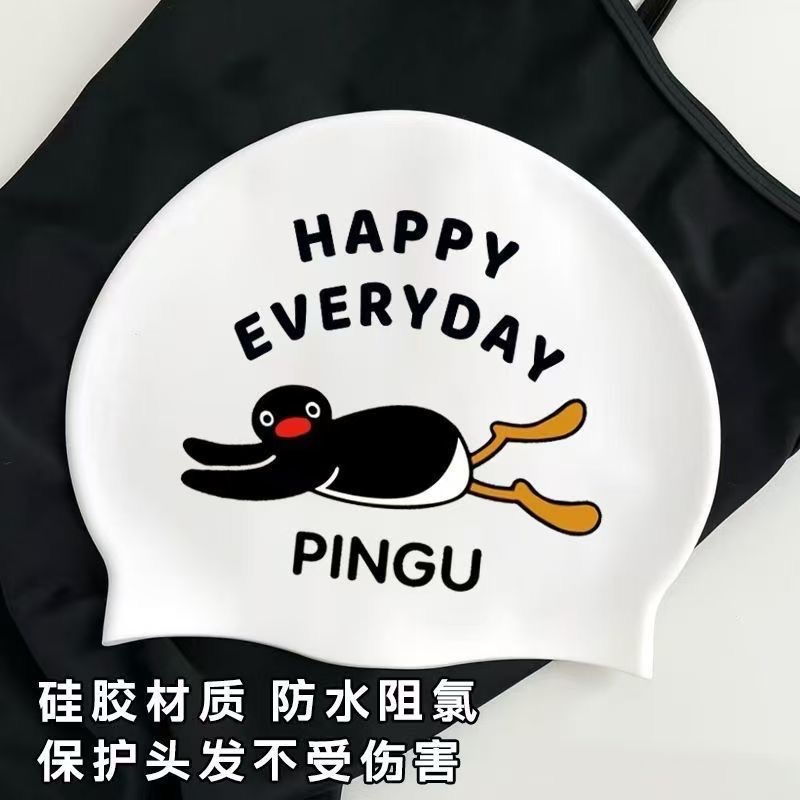 Touca de natação Pingu Penguin - Hair Care Japan Products avaliação e preço