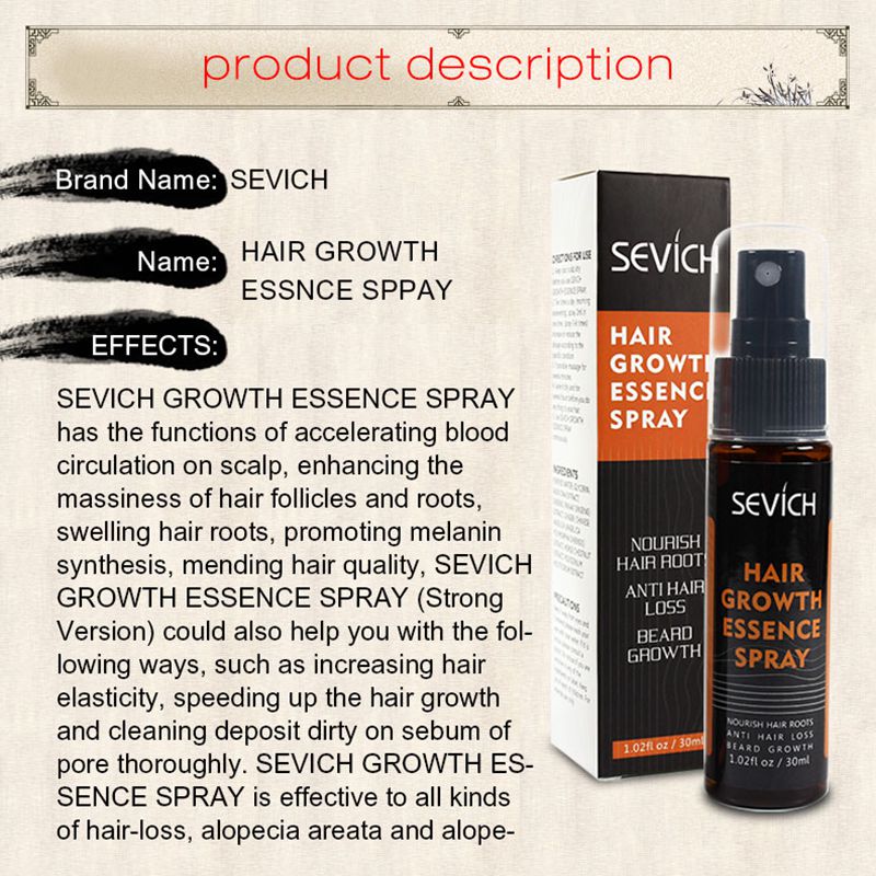 Sevich-Spray rápido do crescim - Caffeine Hair Serum avaliação e preço